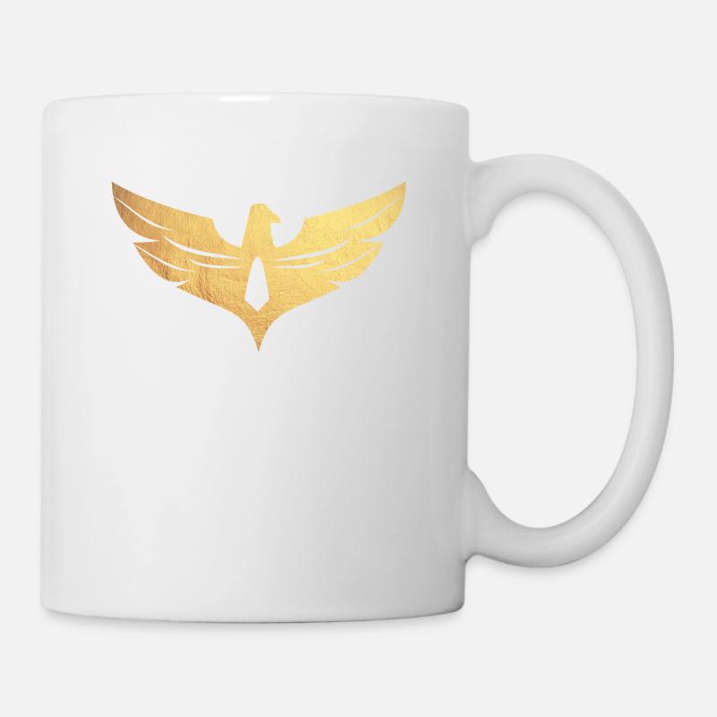 Or Aigle - Faucon - Mug blanc - blanc