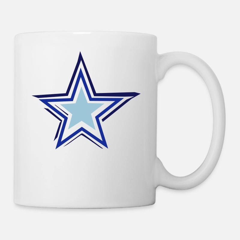 etoile - Mug blanc - blanc