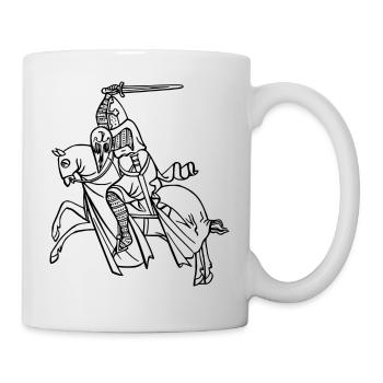 knight knight sword sword armor9 - Mug - white - Right