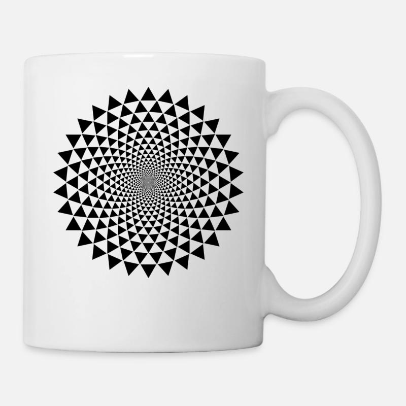 Wirbel - Tasse - Weiß