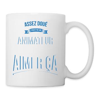 Animateur doué fou cadeau homme - Mug blanc - blanc - Droite