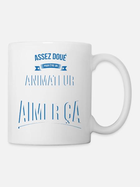 Animateur doué fou cadeau homme - Mug blanc - blanc