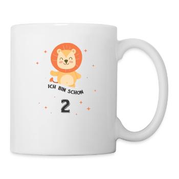 2 GEBURTSTAG KLEINKIND BABY BRUDER SCHWESTER TANTE - Tasse - Weiß - Rechts