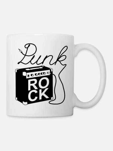 Punk Rock Amp - Tasse - Weiß