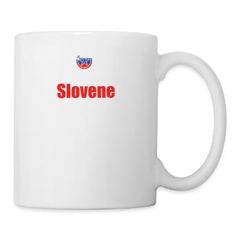 racines de la maison de la maison cadeau amour Slovénie .png - Mug blanc - blanc - Droite