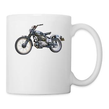 moto - Mug blanc - blanc - Droite
