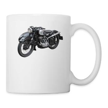 Motorrad - Tasse - Weiß - Rechts