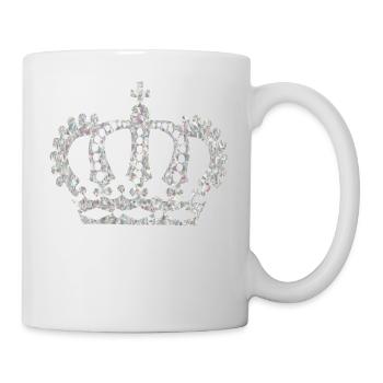krone crown koenig king castle schloss tower burg2 - Tasse - Weiß - Rechts