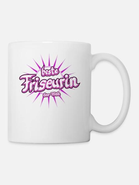 Friseurin - Tasse - Weiß