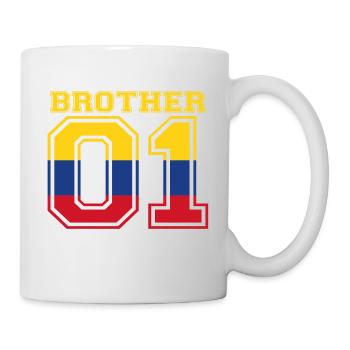 frère frère 01 roi Colombie - Mug blanc - blanc - Droite