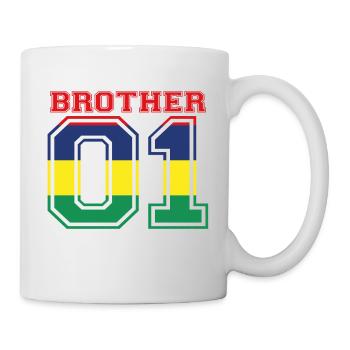 frère frère 01 roi Maurice - Mug blanc - blanc - Droite