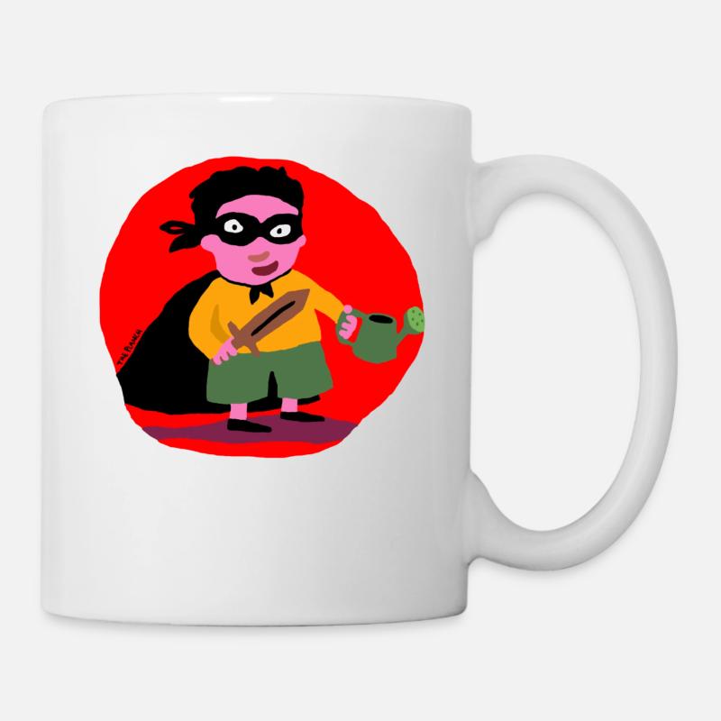 Der kleine Gärtner Rächers - Tasse - Weiß