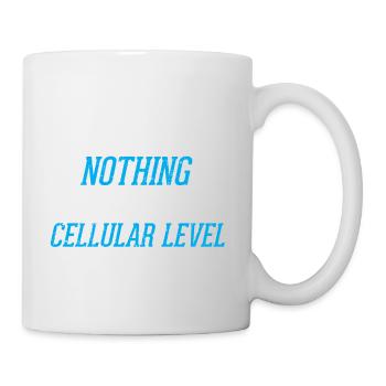 Funny Biology Shirt It Might Look - Tasse - Weiß - Rechts