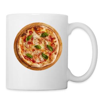 pizza margherita pizzeria food food - Mug - white - Right