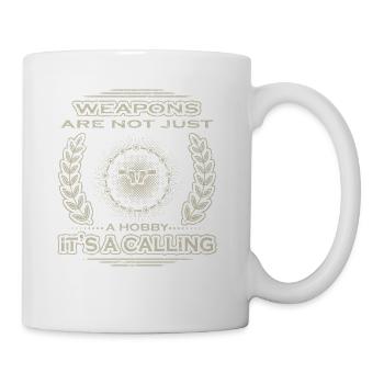 Not a hobby calling job provision pistol pistols - Mug - white - Right