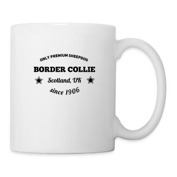 Border Collie - Tasse - Weiß - Rechts