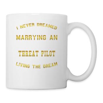 MARRY WIFE HUSAND SUPER SEXY THREAT PILOT - Mug - white - Right