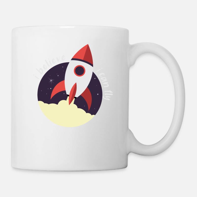 i believe i can fly - Tasse - Weiß