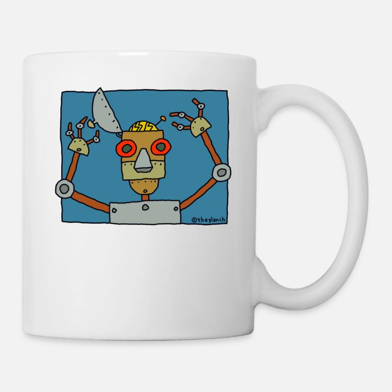 Le robot - Mug blanc - blanc