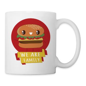 HAMBURGERS - WE ARE FAMILY - Mug - white - Right