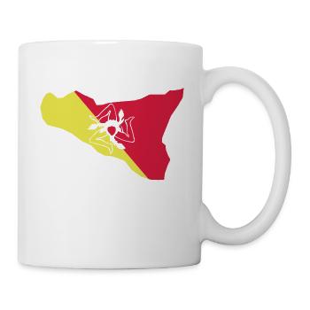 SICILIA sicilian Sizilien Siciliana italy - Tasse - Weiß - Rechts
