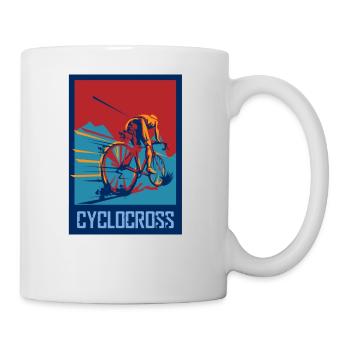 Cyclocross Bicycle Gift Road Bike Cross Belgian - Mug - white - Right