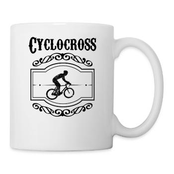 Cyclocross Fahrrad fahren Geschenk Bike Cross - Tasse - Weiß - Rechts
