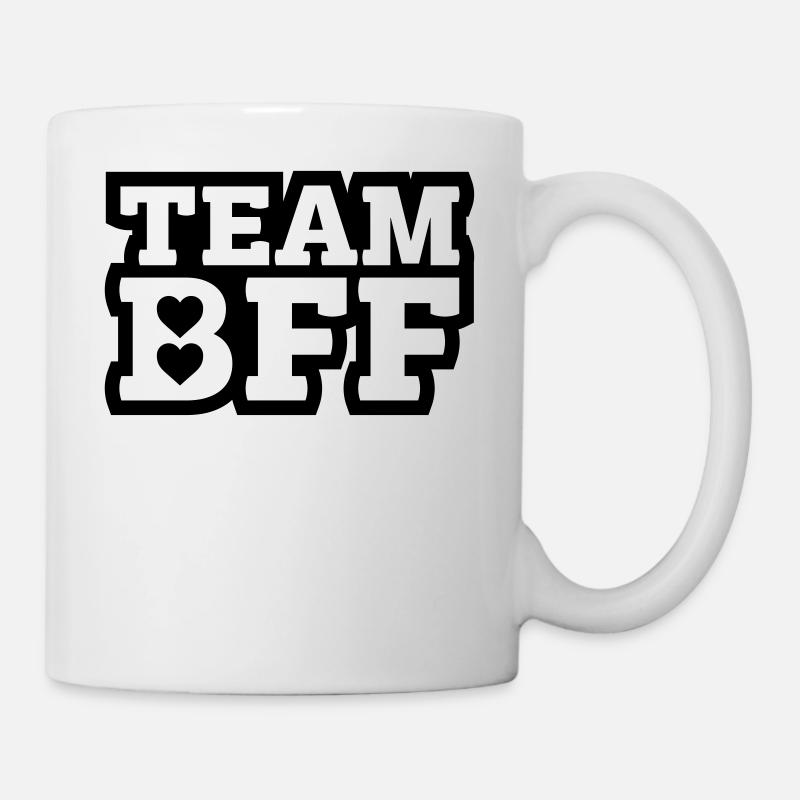TEAM BFF - Tasse - Weiß