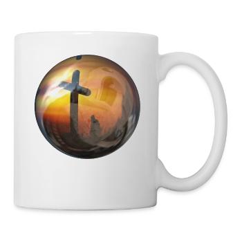 god god church church bible bible wedding wedding sign - Mug - white - Right