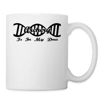 Dna dns evolution geschenk hobby Archery - Tasse - Weiß - Rechts