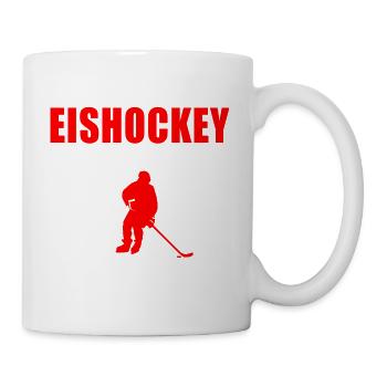 Eishockey was sonst - Tasse - Weiß - Rechts
