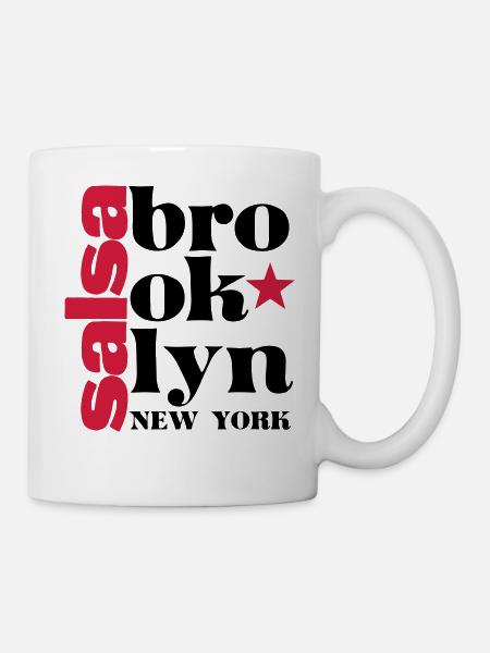 Salsa brooklyn NY - Salsa Dance Shirt - Mug - white