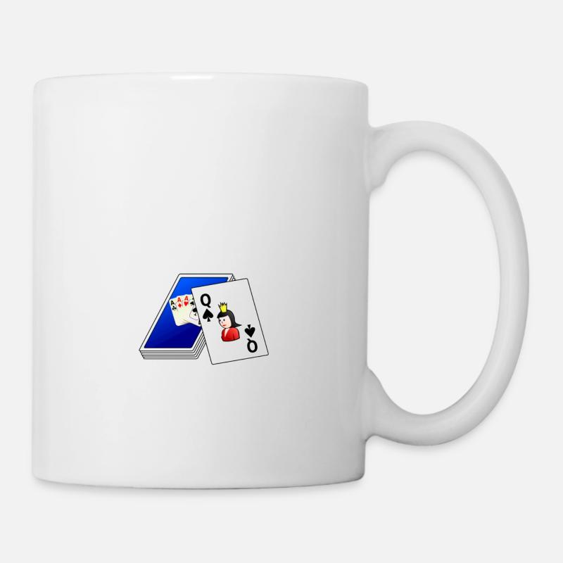 Romme - Rommee - Geschenk - Tasse - Weiß