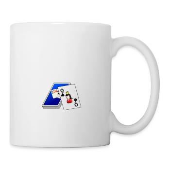 Solitär - Solitär spielen - Geschenk - Tasse - Weiß - Rechts