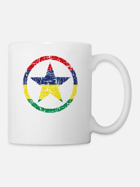 étoiles enracinée maison de coeur d'amour Ile Maurice png - Mug blanc - blanc