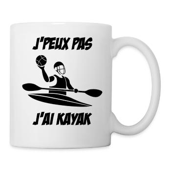 kayak polo - Mug blanc - blanc - Droite