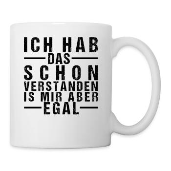 I do not care about funny sayings sarcophagus humor gift - Mug - white - Right