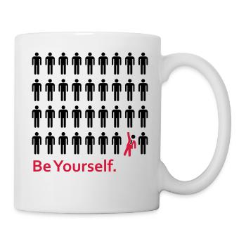 Soyez vous-même - Mug blanc - blanc - Droite