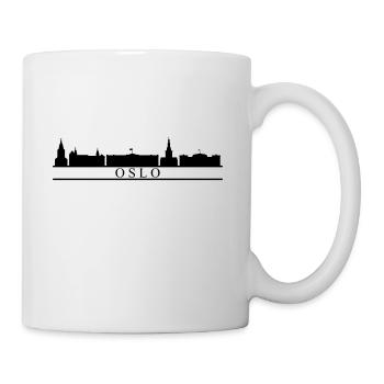 oslo Skyline - Tasse - Weiß - Rechts