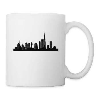 horizon dubai - Mug blanc - blanc - Droite