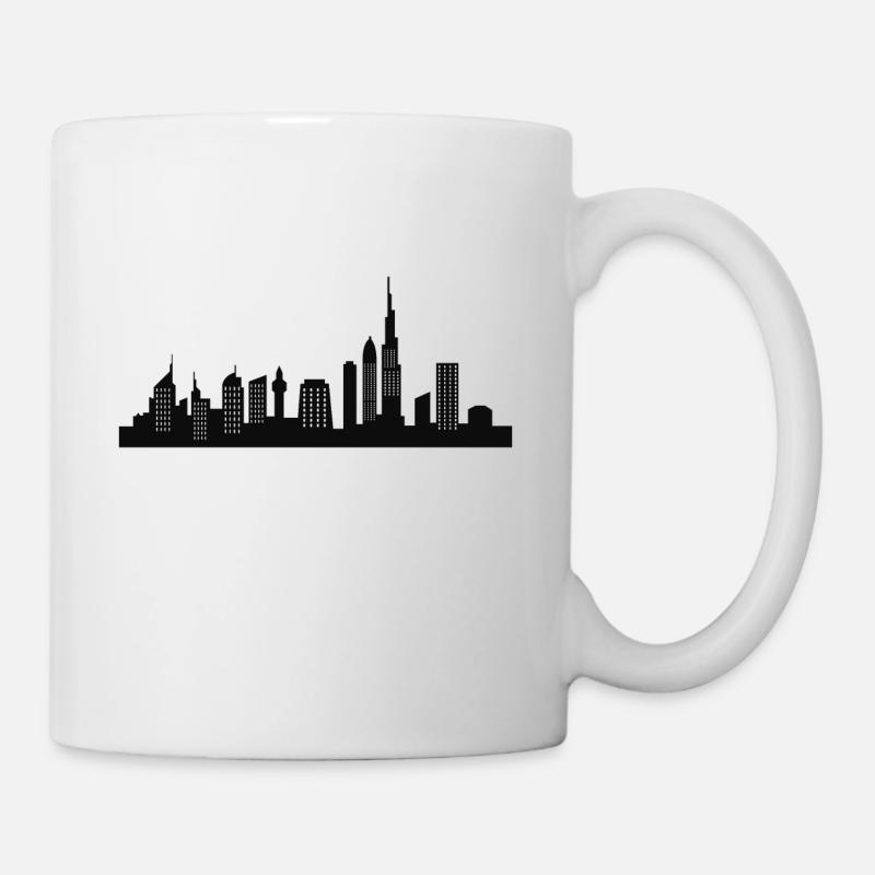 horizon dubai - Mug blanc - blanc