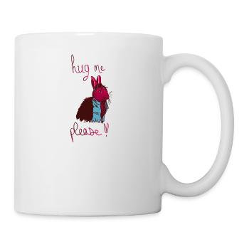 Hug me - Mug blanc - blanc - Droite