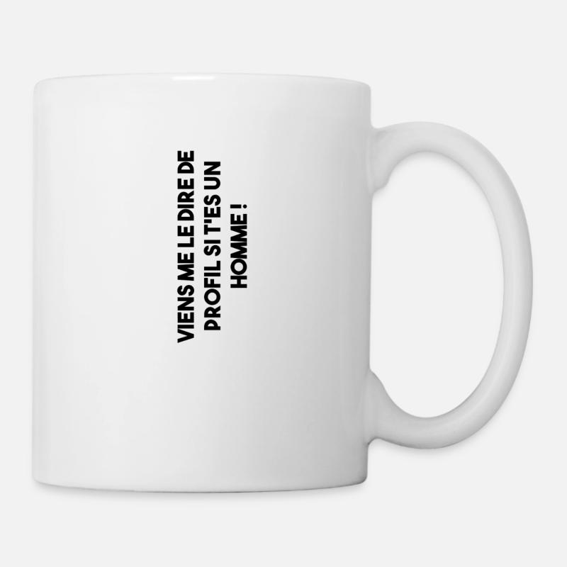 Profil! - Tasse - Weiß