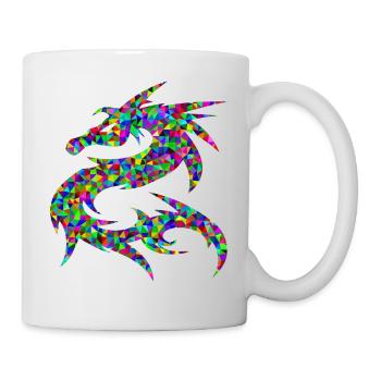 Dragon - Tasse - Weiß - Rechts