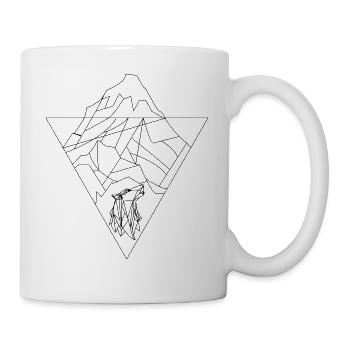 Mount Wolf - Tasse - Weiß - Rechts