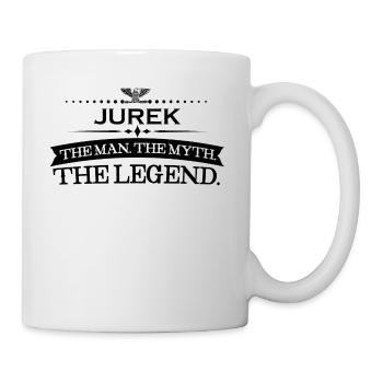 Mann mythos legende geschenk Jurek - Mug blanc - blanc - Droite