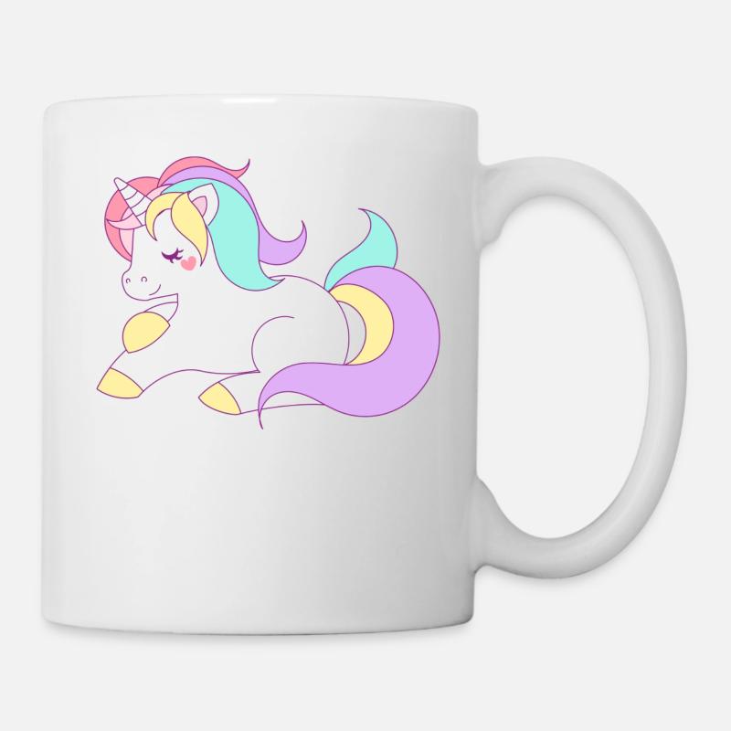 süßes Einhorn - Tasse - Weiß