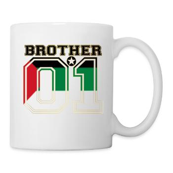 roi frère frère 01 partenaire palestine palestinien Ter - Mug blanc - blanc - Droite