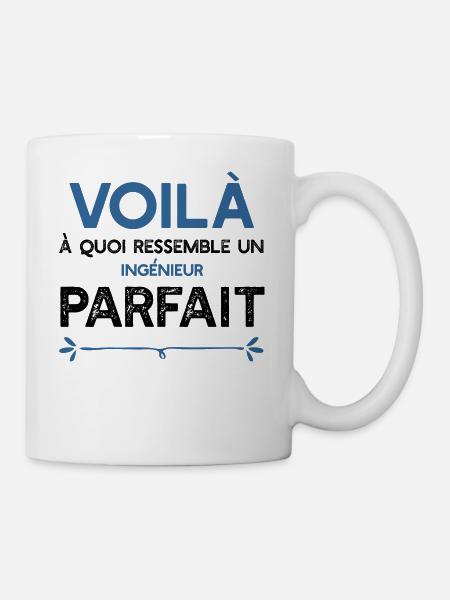 Un Ingénieur parfait métier cadeau - Mug blanc - blanc