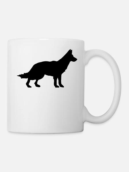 Dog - German Shepherd - Mug - white
